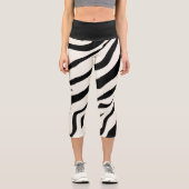 S.K. Zebra Fever Capri Leggings (Vorderseite)