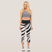 S.K. Zebra Fever Capri Leggings (Vorderseite)