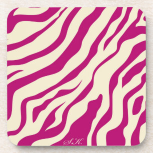 S.K.: Zebra Fever Cork Untersetzer