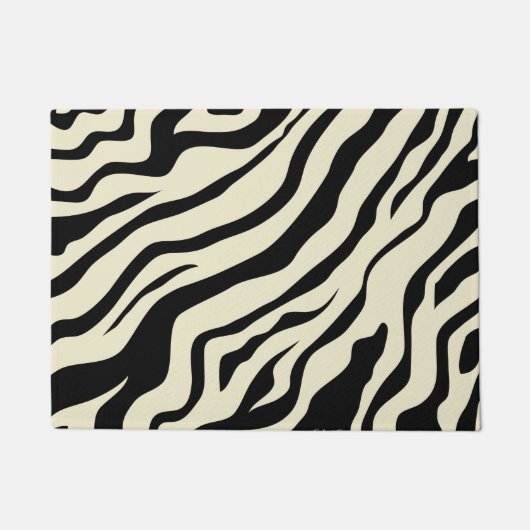 S.K. Zebra Fever Door Mat Fußmatte (Vorderseite)