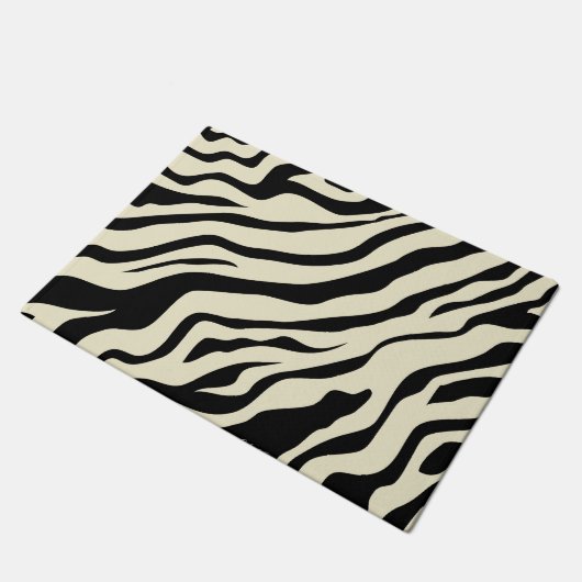 S.K. Zebra Fever Door Mat Fußmatte (Schrägansicht)