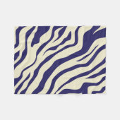 S.K. Zebra Fever Fleece Blanket (Vorderseite (Horizontal))