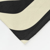 S.K. Zebra Fever Fleece Blanket (Ecke)