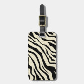 S.K. Zebra Fever Gepäckmarke Gepäckanhänger (Vorderseite vertikal)
