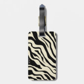 S.K. Zebra Fever Gepäckmarke Gepäckanhänger (Rückseite vertikal)