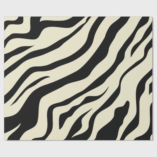 S.K. Zebra Fever Wrapping Paper Geschenkpapier (Flach)