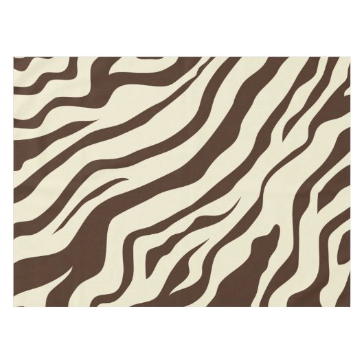 S.K. Zebra Fieber Tischtuch Tischdecke (Vorderseite (Horizontal))