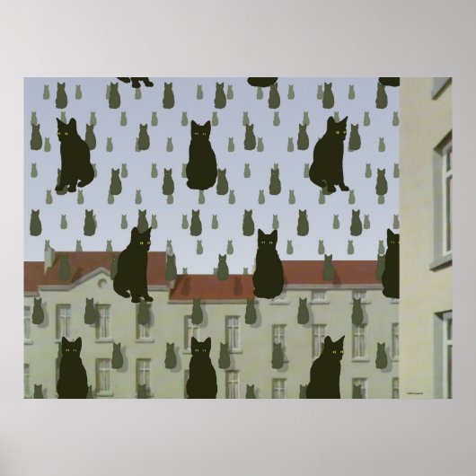 s Katzen Basispuster groß Poster (Vorne)