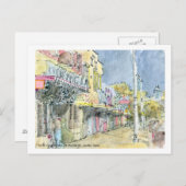 S. Kongress Ave. in Monroe St., Austin, Texas Postkarte (Vorne/Hinten)