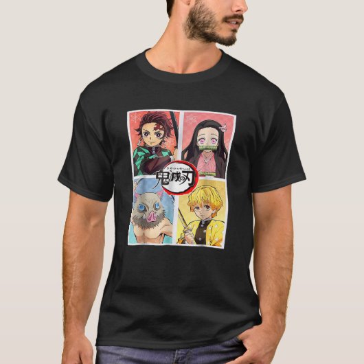 S-Layers Demons-Anime-Art T-Shirt (Vorderseite)