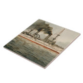 S.M. Grosse Kreuzer "Furst Bismarck" (H.M. Great C Fliese (Seite)