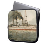 S.M. Grosse Kreuzer "Furst Bismarck" (H.M. Great C Laptopschutzhülle (Vorderseite Links)