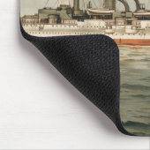 S.M. Grosse Kreuzer "Furst Bismarck" (H.M. Great C Mousepad (Ecke)