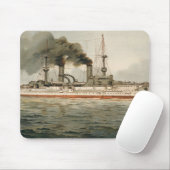 S.M. Grosse Kreuzer "Furst Bismarck" (H.M. Great C Mousepad (Mit Mouse)