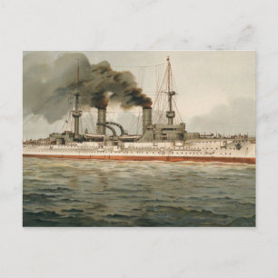 S.M. Grosse Kreuzer 'Furst Bismarck' (H.M. Great C Postkarte