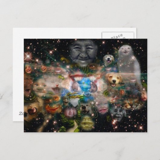 S.M.I.L.E. Alberne Trilly Postkarte (Vorne/Hinten)