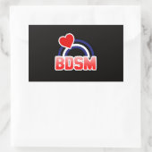 S/M RECHTECKIGER AUFKLEBER (Tasche)