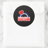 S/M RUNDER AUFKLEBER (Tasche)