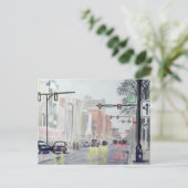 S Main St, Ann Arbor Michigan Postkarte (Stehend Vorderseite)