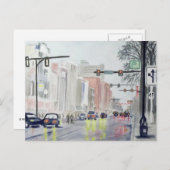 S Main St, Ann Arbor Michigan Postkarte (Vorne/Hinten)