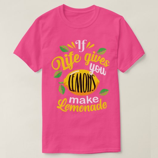 s Make Lemonade Funny Lemon Vibes T-Shirt (Design vorne)