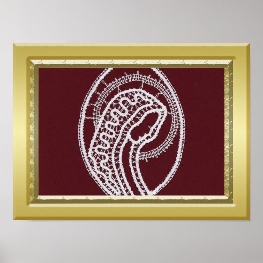 S. Mary Deluxe Gold Rahmen Zollrahmen Foto Poster (Vorne)