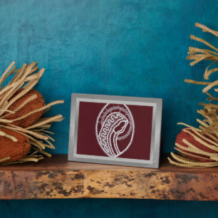 S. Mary Elegantes Foto an der silbernen Grenze Fotoplatte