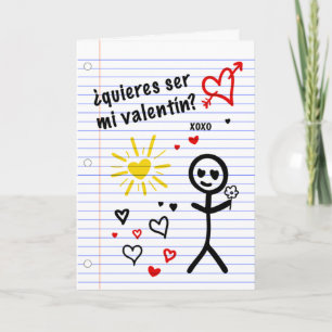 s mi valentin bocetos de papel de cuaderno feiertagskarte