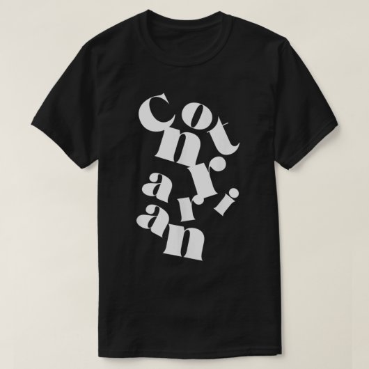 s mit konträren Worten T-Shirt (Design vorne)