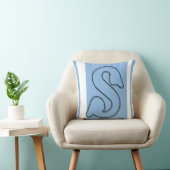 S Mit Monogramm Kissen (Stuhl )
