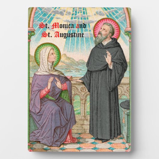 S. Monica und Augustine in Ostia (SAU 047) Fotoplatte (Vorderseite)