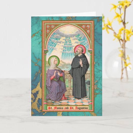 S. Monica und Augustine in Ostia (SAU 047) Karte (Gelbe Blume)