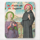 S. Monica und Augustine in Ostia (SAU 047) Mousepad (Vorne)