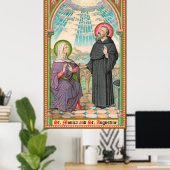 S. Monica und Augustine in Ostia (SAU 047) Poster (Heimbüro)