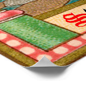 S. Monica und Augustine in Ostia (SAU 047) Poster (Ecke)