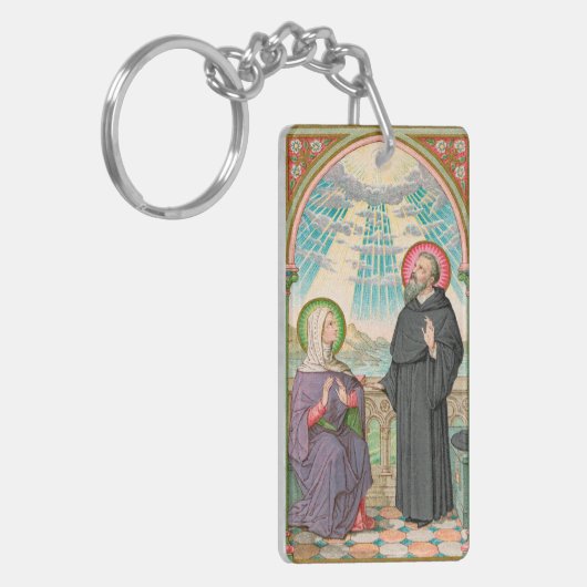 S. Monica und Augustine in Ostia (SAU 047) Schlüsselanhänger (Vorderseite links)