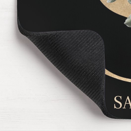 S Monogram Personalisierte Maus Pad Mousepad (Ecke)