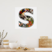 S Monogramm Erstellen Sie Ihre eigene 8 benutzerde Poster (Küche)