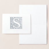 S Monogramm Folienkarte (Anzeige)