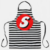 S Monogramm Schürze (Vorderseite)