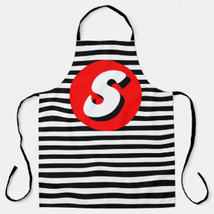 S Monogramm Schürze