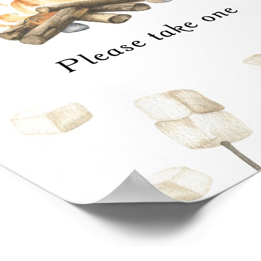 S more Birthday - Bitte nimm dir eins Poster (Ecke)