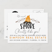 S more Clients Real Anwesen Ankündigung Postcard (Vorne/Hinten)