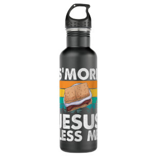 S more Jesus - Christentum Lover Jesus Lehren Edelstahlflasche
