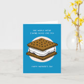 S’more Mums Muttertagskarte Karte (Gelbe Blume)