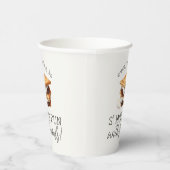 S’mores Fall Birthday Bonfire Outdoor Pappbecher (Rechts)