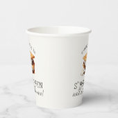 S’mores Fall Bonfire Outdoor Baby Shower Pappbecher (Links)