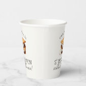 S’mores Fall Bonfire Outdoor Baby Shower Pappbecher (Rechts)