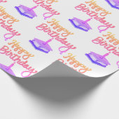 S’mores Happy Birthday Geschenkpapier (Ecke)