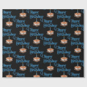 S’mores Happy Birthday Geschenkpapier (Flach)